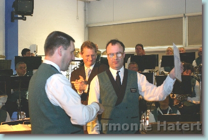 Huldiging Jan Bemelmans 25 jaar lid Harmonie Hatert