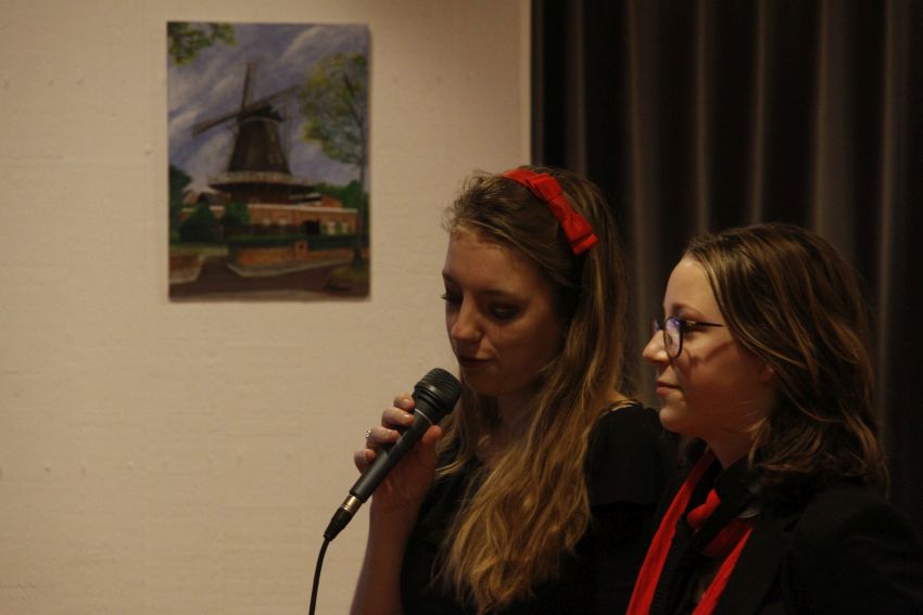 Presentatie door Arlet en Liza